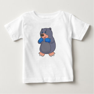 Mole Boxing Boxer Boxing gloves Baby T-Shirt