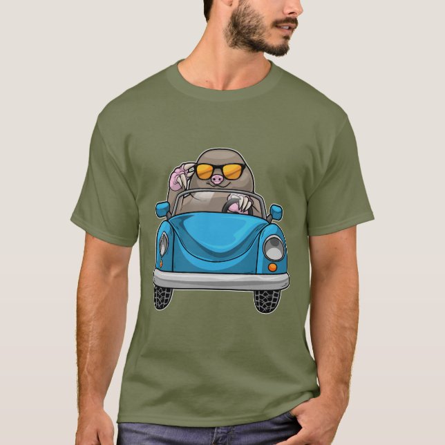 Mole Car T-Shirt (Front)