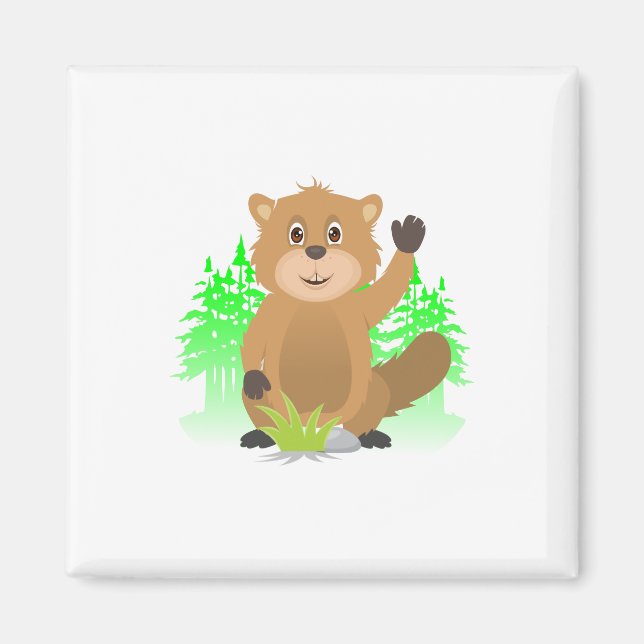 Mole clipart magnet (Front)