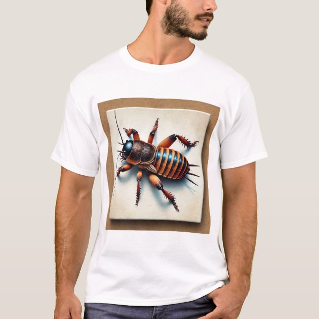 Mole Cricket 080824IREF233 - Watercolor T-Shirt (Front)