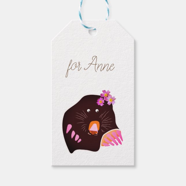 Mole Custom Gift Tags (Front)
