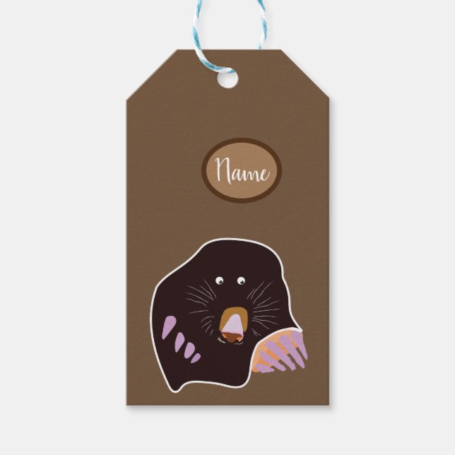 Mole Custom Gift Tags (Front)