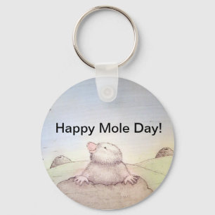 Mole Day Keychain