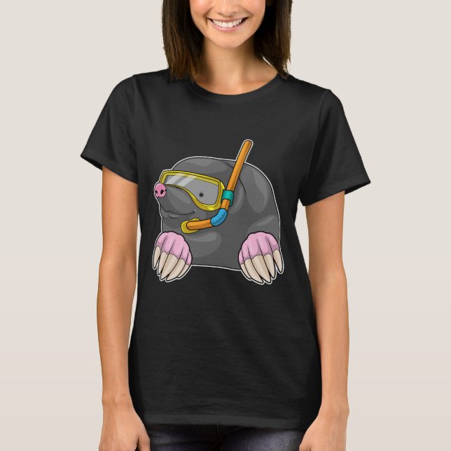 Mole Diver Snorkel T-Shirt (Front)