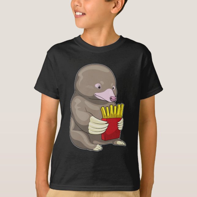 Mole French fries T-Shirt (Front)