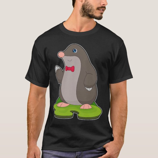 Mole Gentleman Bow tie T-Shirt (Front)