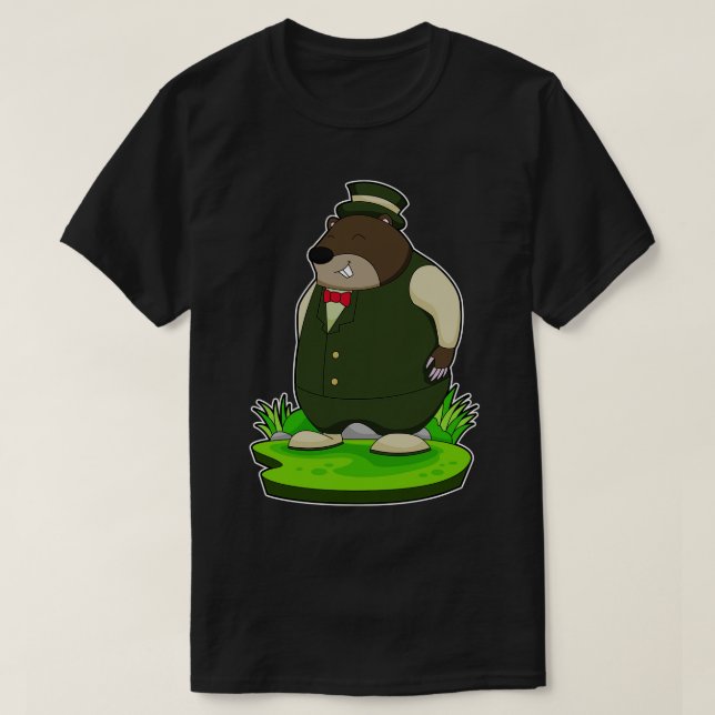 Mole Groom Jacket Wedding T-Shirt (Design Front)