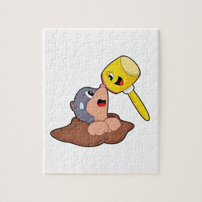 Mole Hammer Jigsaw Puzzle (Vertical)