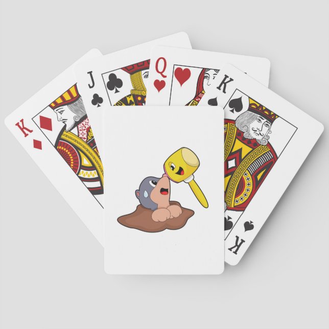 Mole Hammer Playing Cards (Back)
