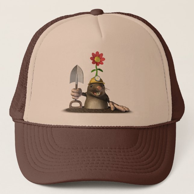 Mole in a Hole Trucker Hat (Front)