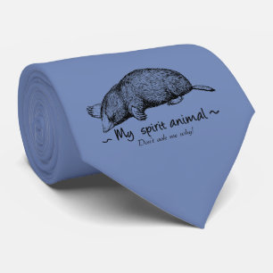 Mole My spirit animal Tie