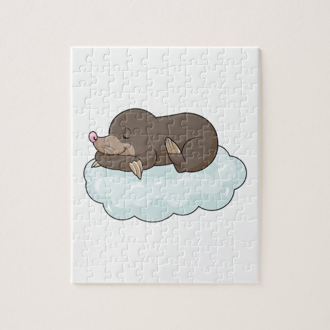 Mole on Clouds Jigsaw Puzzle (Vertical)