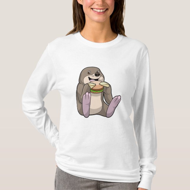 Mole Restaurant Burger T-Shirt (Front)