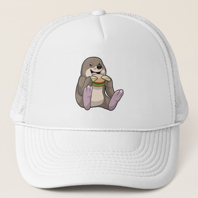 Mole Restaurant Burger Trucker Hat (Front)
