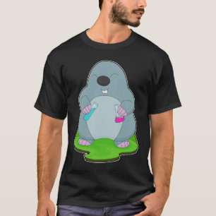 Mole Scientist Test tube T-Shirt