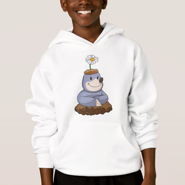 Mole with Daisy Flower (Front)