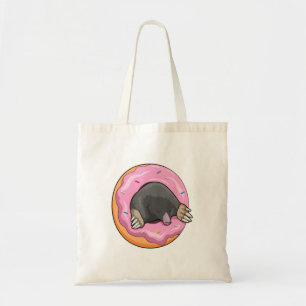 Mole with Doughnut Tote Bag