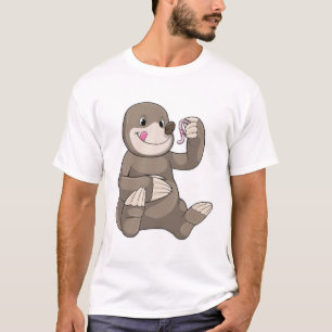Mole with Earthworm T-Shirt
