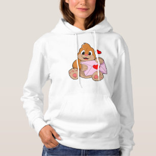 Mole with Heart Envelope Hoodie