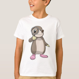 Mole with Magnifying glass T-Shirt