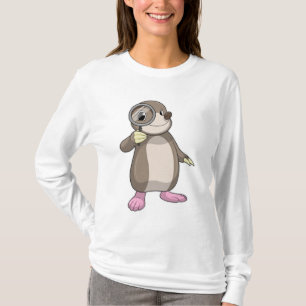 Mole with Magnifying glass T-Shirt