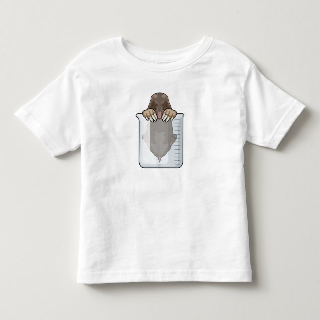Mole with Measuring cup Toddler T-shirt (Front)