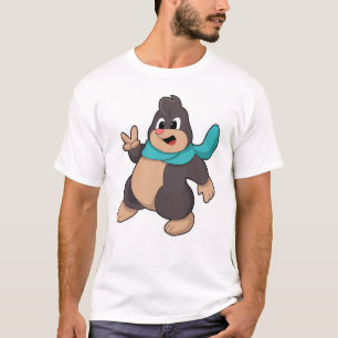 Mole with Scarf T-Shirt