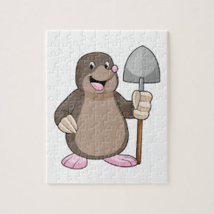 Mole with Shovel Jigsaw Puzzle