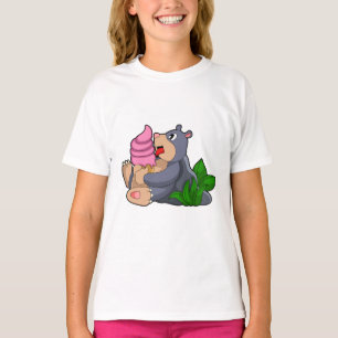Mole with Waffle ice cream T-Shirt