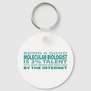 Molecular Biologist 3% Talent Keychain