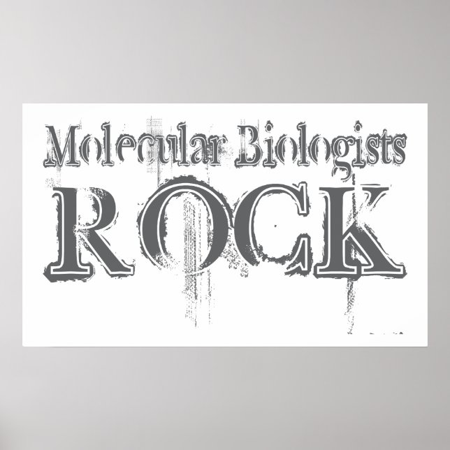 Molecular Biologists Rock Poster (Front)