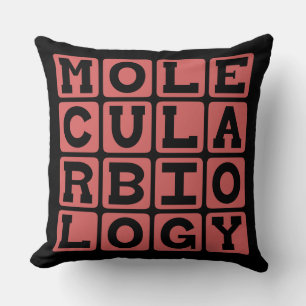 Molecular Biology, Branch of Biology Throw Pillow