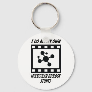 Molecular Biology Stunts Keychain