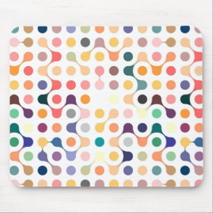 Molecular Structure Pattern Mouse Pad