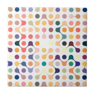 Molecular Structure Pattern Tile