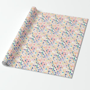 Molecular Structure Pattern Wrapping Paper
