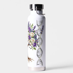 Molecular Tree of Life Chemistry and Biology Flora Water Bottle