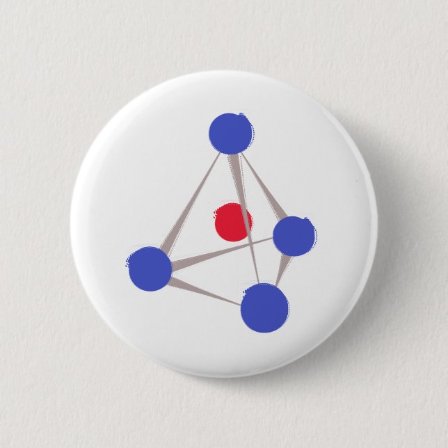 Molecule 2 Inch Round Button (Front)