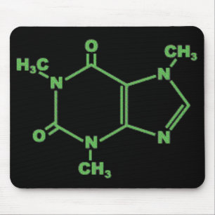molecule_caffeine mouse pad