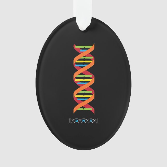 molécule d'ADN biologique génétique d'un professeu (devant)
