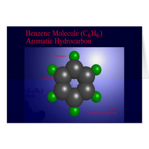 Molécule de benzène (carte)