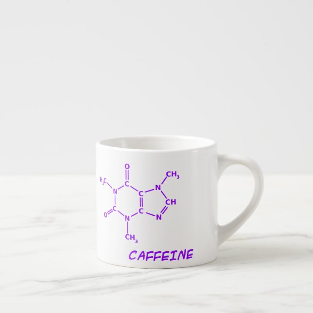 Molécule de caféine 20 oz. Mug (Droite)