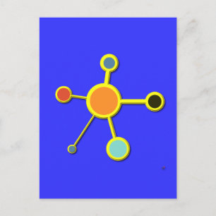 Molecule in 3D Postcard