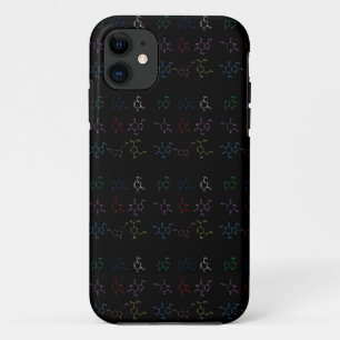 Molecule Pattern iPhone 11 Case