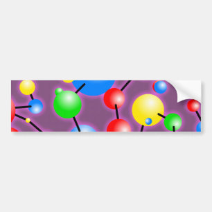 Molecule Wallpaper Bumper Sticker