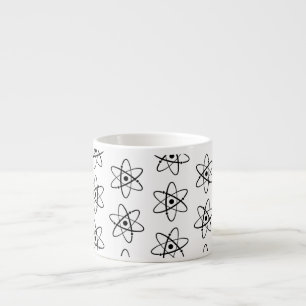 Molecules Atoms Orbit Science Themed Art Pattern Espresso Cup
