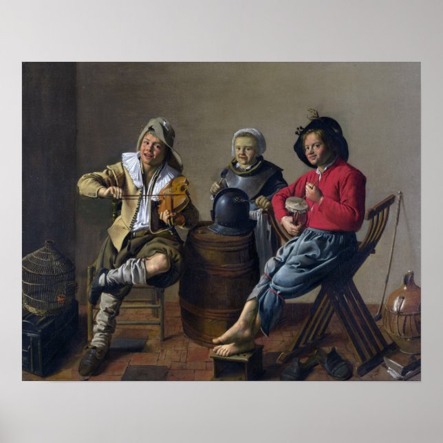 Molenaer’s ”Making Music” art poster (Front)