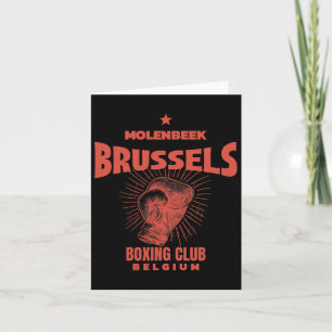 Molenbeek Brussels Boxing Club Belgium - Boxing 2 Card