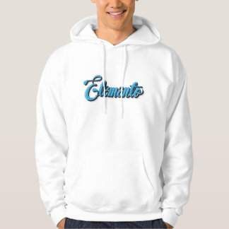 Moletom with Pointed hood Lettering Element Hoodie
