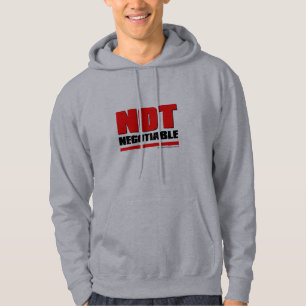 Moleton Not Negotiable Pointed hood Hoodie